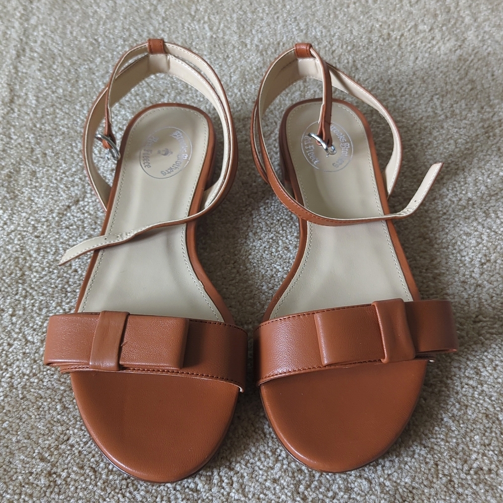 Brooks Brothers Leather Flats Size 8